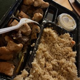 Steak and chicken Hibachi combo Steak and chicken Hibachi combo