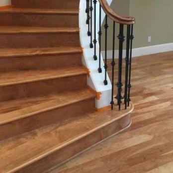 Avakian Hardwood Restorations - a staircase in a home - Flooring Near Me - Clovis, California