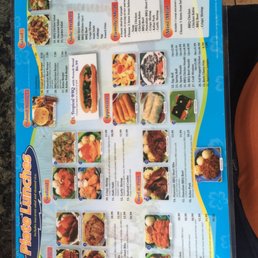 Here's the menu. Here's the menu.