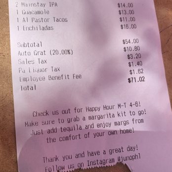 Juno - Auto gratuity - Mexican Near Me - Philadelphia, Pennsylvania Juno - Auto gratuity - Mexican Near Me - Philadelphia, Pennsylvania