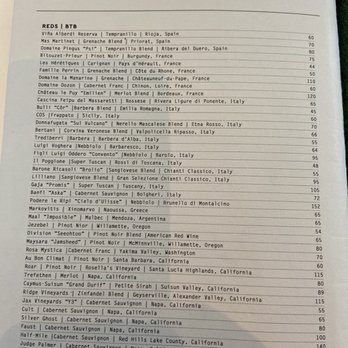 Paradiso - Wine list - Bars Near Me - Dallas, Texas Paradiso - Wine list - Bars Near Me - Dallas, Texas