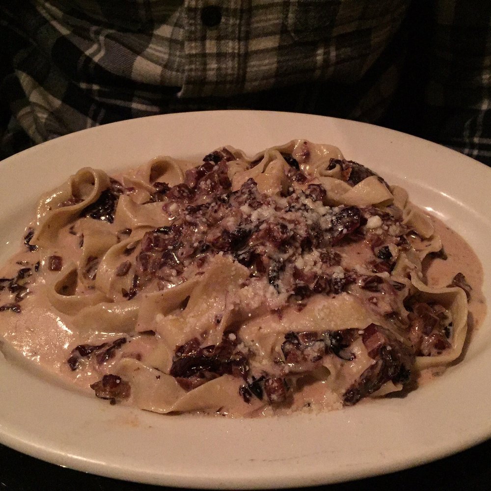 Dinamo - Tagliatelle with Panchetta - Seafood Near Me - Richmond, Virginia Dinamo - Tagliatelle with Panchetta - Seafood Near Me - Richmond, Virginia