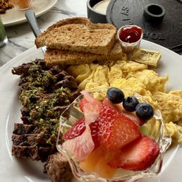 Steak and eggs Steak and eggs
