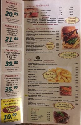 Menu photo 1 Francesca's Montgomery, NY