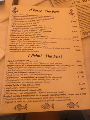 Menu photo 3 Bar Baia Saracena Vernazza, SP