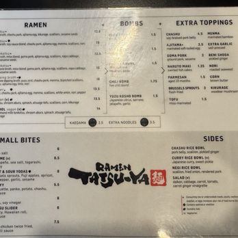 Ramen Tatsu-Ya - Good menu - Ramen Near Me - Austin, Texas Ramen Tatsu-Ya - Good menu - Ramen Near Me - Austin, Texas
