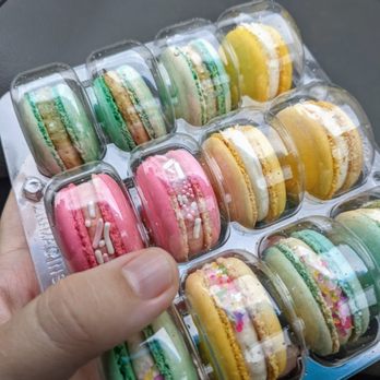 Ava’s Candy Corner - Dozen assorted macarons -- these are DELICIOUS, we loved the different flavors - Candy Stores Near Me - White River Junction, Vermont