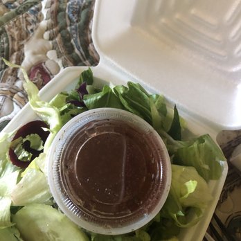 George's Shish Kebab - The side Greelk salad - Kebab Near Me - Fresno, California