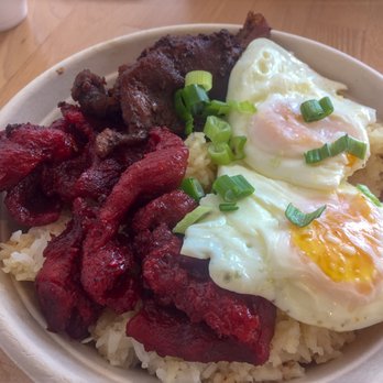 SUBO Filipino Kitchen - Breakfast bowl - tapa and tocino - Filipino Near Me - Chicago, Illinois SUBO Filipino Kitchen - Breakfast bowl - tapa and tocino - Filipino Near Me - Chicago, Illinois