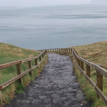 Carrick-a-rede Rope Bridge - Now time to go down & around the hill. There is a separate trail that goes back to entrance. - Local Flavor Near Me - Ballintoy, ANT Carrick-a-rede Rope Bridge - Now time to go down & around the hill. There is a separate trail that goes back to entrance. - Local Flavor Near Me - Ballintoy, ANT