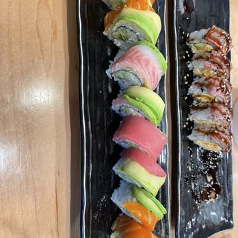 Yoshi Sushi Ramen - Rainbow Roll - Sushi Bars Near Me - Pearland, Texas Yoshi Sushi Ramen - Rainbow Roll - Sushi Bars Near Me - Pearland, Texas