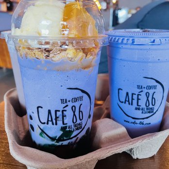 Cafe 86 - UbeLicious Drinks - Desserts Near Me - San Diego, California