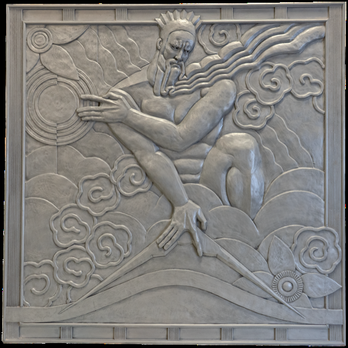 Streamline Modern - Zeus Panel in aluminum composite 51 inches square 1 of series - Interior Design Near Me Streamline Modern - Zeus Panel in aluminum composite 51 inches square 1 of series - Interior Design Near Me