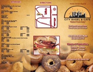 Menu photo 7 City Bagel and Cafe Sandy Springs, GA