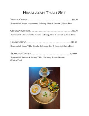 Menu photo 1 Himalayan Restaurant Coos Bay, OR Menu photo 1 Himalayan Restaurant Coos Bay, OR