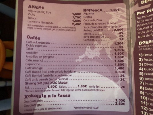 Menu photo 7 La Ikas Barcelona, B Menu photo 7 La Ikas Barcelona, B
