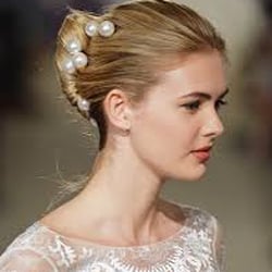 Rissa J - French twist for Carolina Herrera