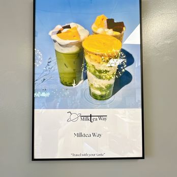 Milktea Way - Poster on wall - Coffee & Tea Near Me - San Jose, California Milktea Way - Poster on wall - Coffee & Tea Near Me - San Jose, California
