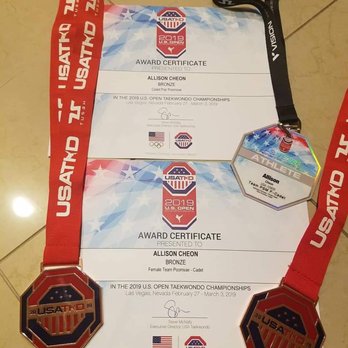 Ohs Tae Kwon Do Center - 2019 US Open - Cadet Pairs and Team Bronze Medalists - Taekwondo Near Me - Fullerton, California