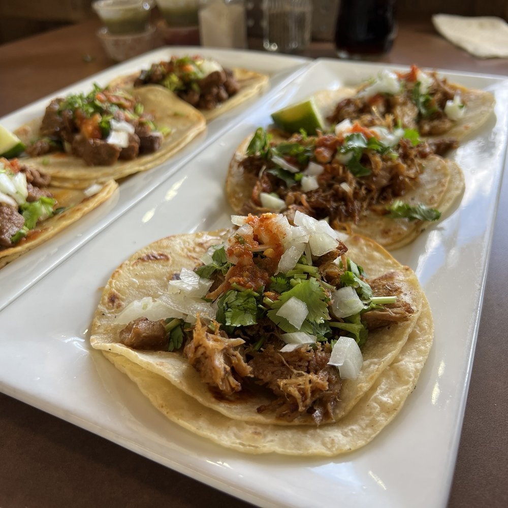 Carnitas Tacos and Asada Tacos. Carnitas Tacos and Asada Tacos.