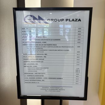 GM Group Plaza - Inquilinos - Public Services & Government Near Me - San Juan, Puerto Rico