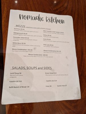 Menu photo 4 Nomadic Kitchen Redwood City, CA