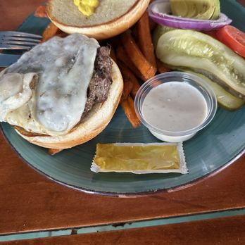The Daily Grind - Cheeseburger with homemade fries - Coffee & Tea Near Me - Albuquerque, New Mexico The Daily Grind - Cheeseburger with homemade fries - Coffee & Tea Near Me - Albuquerque, New Mexico