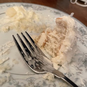 Bedford 234 - Fluffy yummy coconut cake, obviously enjoyed - New American Near Me - Bedford, New York