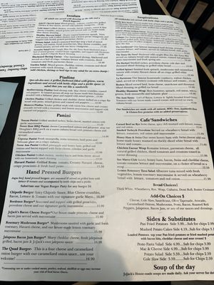 Menu photo 2 JoJack's Espresso Bar & Cafe Portsmouth, VA
