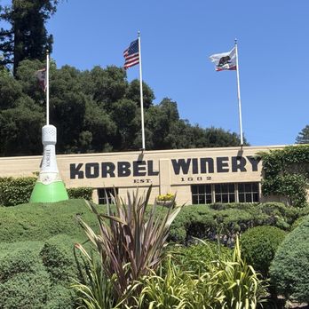 Korbel Champagne Cellars - From the road - Wineries Near Me - Guerneville, California Korbel Champagne Cellars - From the road - Wineries Near Me - Guerneville, California