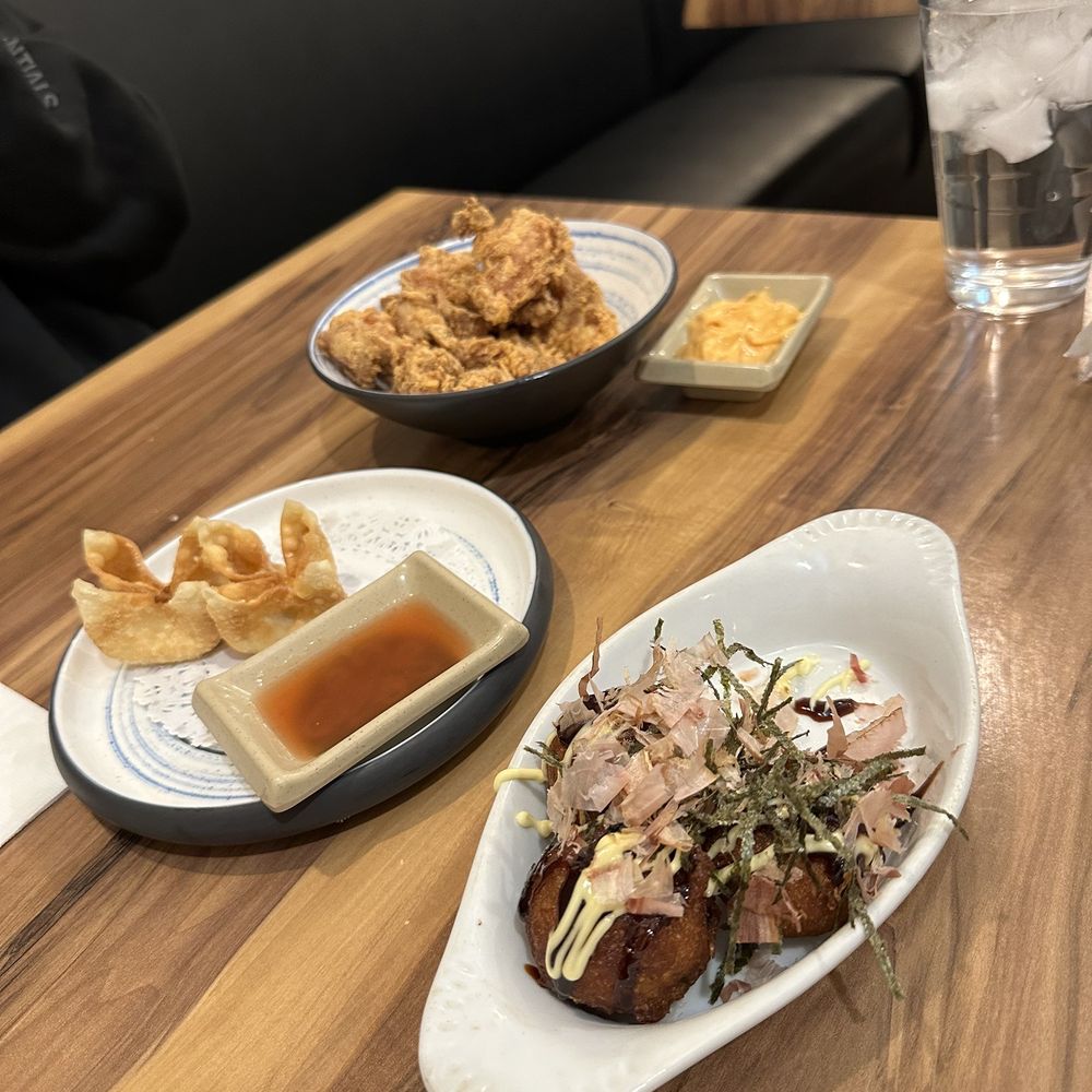 Fuyu Ramen - 5. Takoyaki 7. Crab Cheese Wontons 4. Japanese Fried Chicken - Ramen Near Me - Aurora, Colorado Fuyu Ramen - 5. Takoyaki 7. Crab Cheese Wontons 4. Japanese Fried Chicken - Ramen Near Me - Aurora, Colorado