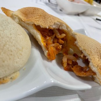 Bistro 1968 - Snow Caped BBQ Pork Bun - Dim Sum Near Me - San Gabriel, California