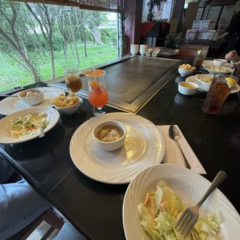 Formosa Garden - Soup and salad included in hibachi - Sushi Bars Near Me - San Antonio, Texas