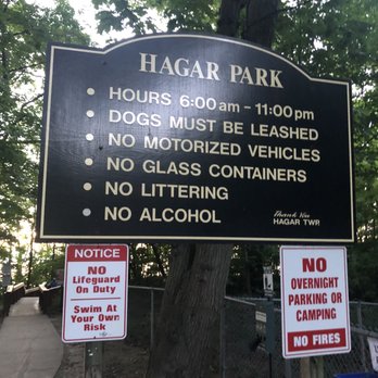 Hagar Park - Photo of main sign - Parks Near Me - Coloma, Michigan