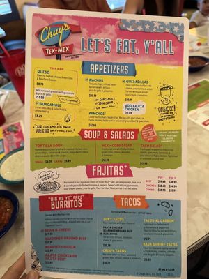 Menu photo 8 Chuy's Knoxville, TN