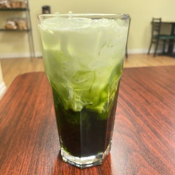 Aim Thai Restaurant - Green Thai tea - Thai Near Me - Houston, Texas