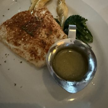 Ocean Prime - Chef special halibut with lemon caper sauce without dairy - Seafood Near Me - Troy, Michigan