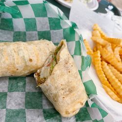 Maryams Grill - Falafel Wrap & French Fries