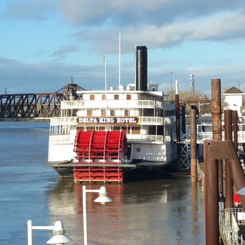 Delta King - View from the ramp near the Hornblower ticket office - Hotels Near Me - Sacramento, California