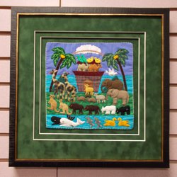 Nonesuch Picture Framing and Jewelry - Textiles often benefit from the use of fabric mats.