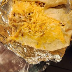 Pollos Mexico - Chicken burrito, no rice.