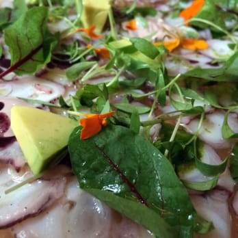 China Chilcano - Pulpo al olivo rista yimura (Octopus, black olive and mayo, avocado) - Peruvian Near Me - Washington, DC, District of Columbia