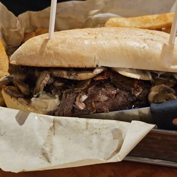The Buffalo Bar - Prime rib sandwich - American Near Me - West Yellowstone, Montana The Buffalo Bar - Prime rib sandwich - American Near Me - West Yellowstone, Montana