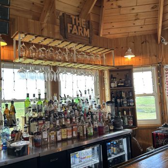 Farm Restaurant - The bar with a view of the farm. - Comfort Food Near Me - Port Austin, Michigan Farm Restaurant - The bar with a view of the farm. - Comfort Food Near Me - Port Austin, Michigan