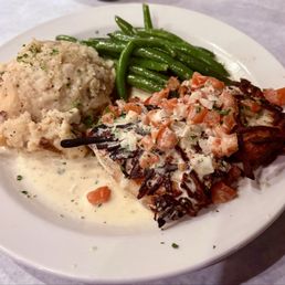 Potato crusted sea bass Potato crusted sea bass