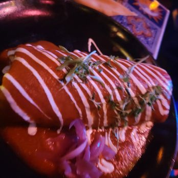 Cantina Tequila - Tinga burrito with red sauce - Mexican Near Me - Henderson, Nevada Cantina Tequila - Tinga burrito with red sauce - Mexican Near Me - Henderson, Nevada