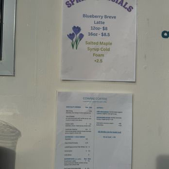 Cowrie Coffee - Specials and regular menu - Coffee & Tea Near Me - Honolulu, Hawaii