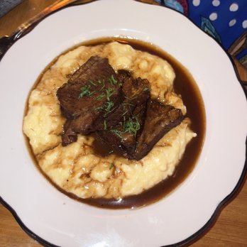 Bacall's - Braised short rib w/ polenta - New American Near Me - New York, New York Bacall's - Braised short rib w/ polenta - New American Near Me - New York, New York