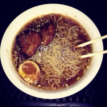 Octopus Bar - Crispy pork belly, farm egg, and scallion ramen. I can die happy now. - New American Near Me - Atlanta, Georgia Octopus Bar - Crispy pork belly, farm egg, and scallion ramen. I can die happy now. - New American Near Me - Atlanta, Georgia