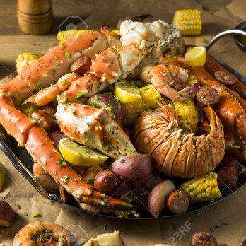 Janet's Meats and Entrees - Cajun-seafood-boil-with-lobster-crab-and-shrimp - Soul Food Near Me - Tinker Air Force Base, Oklahoma